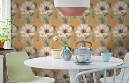 Обои HT70005 фото в интерьере кухни превью