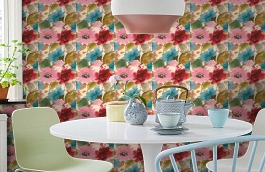 Обои LW40504 фото в интерьере кухни превью