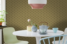 Обои CR70907 фото в интерьере кухни превью