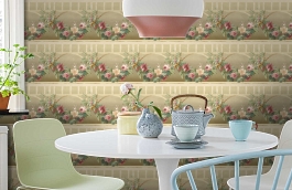 Обои EN11057B фото в интерьере кухни превью