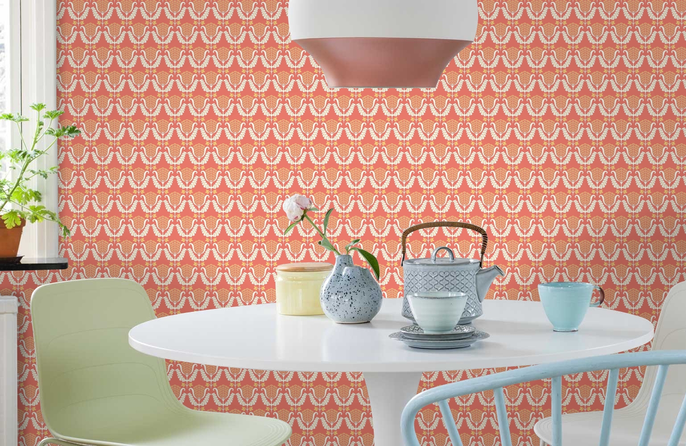 Обои GP5917 фото в интерьере кухни