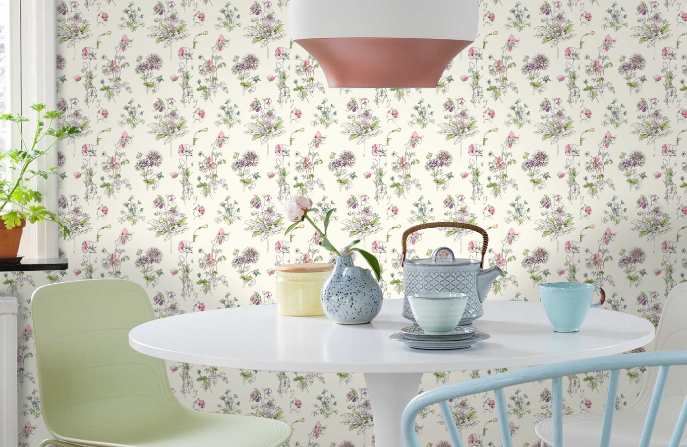 Обои GP5947 фото в интерьере кухни