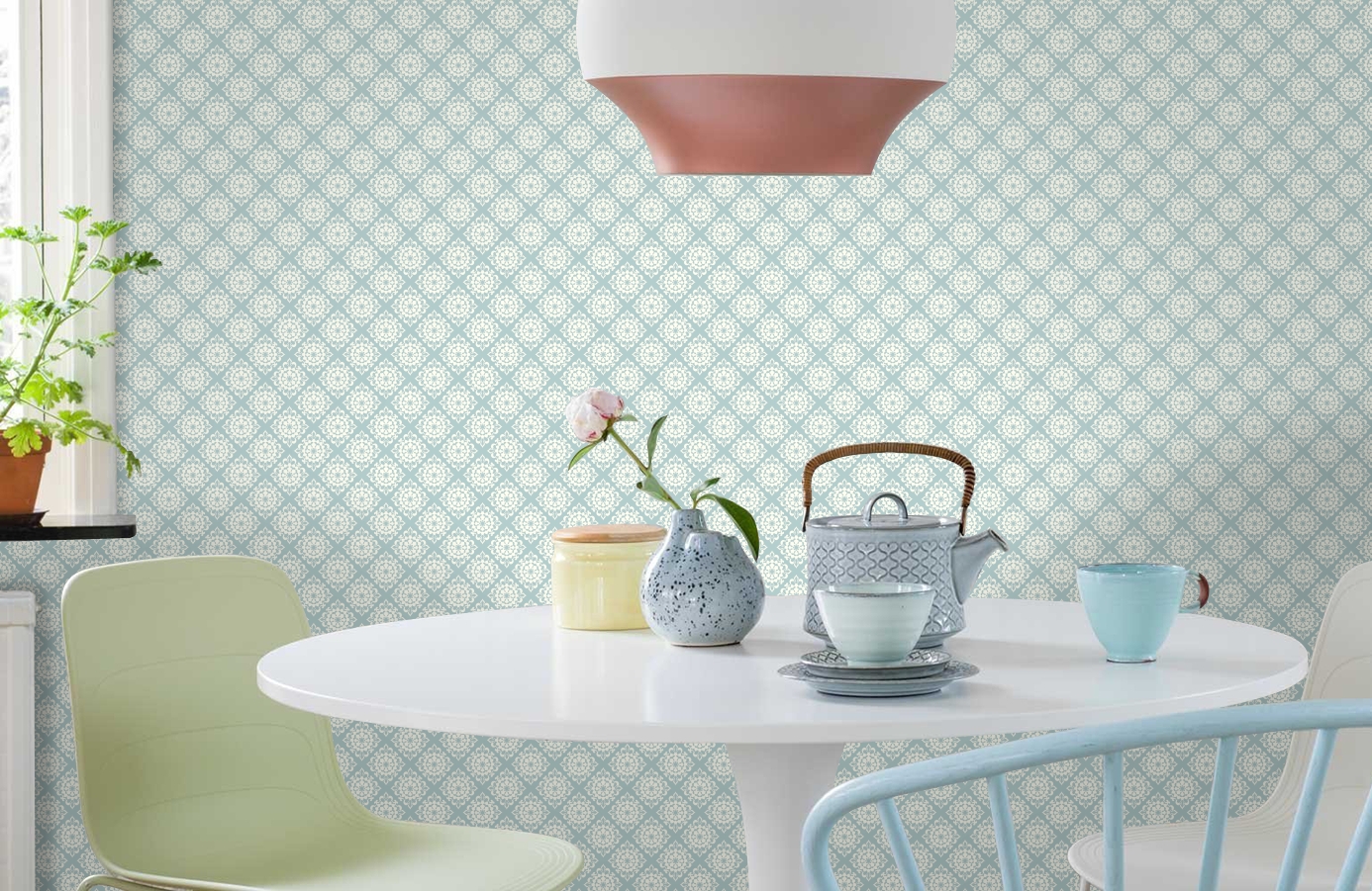 Обои GP5974 фото в интерьере кухни