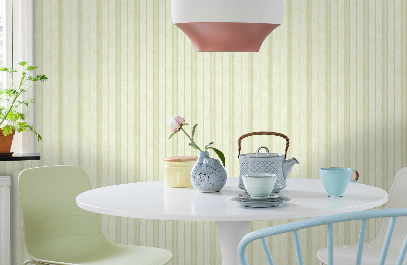 Обои SH5577 фото в интерьере кухни