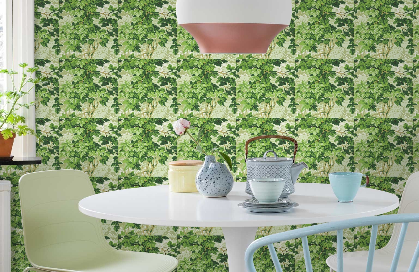 Обои ZINW310061 фото в интерьере кухни