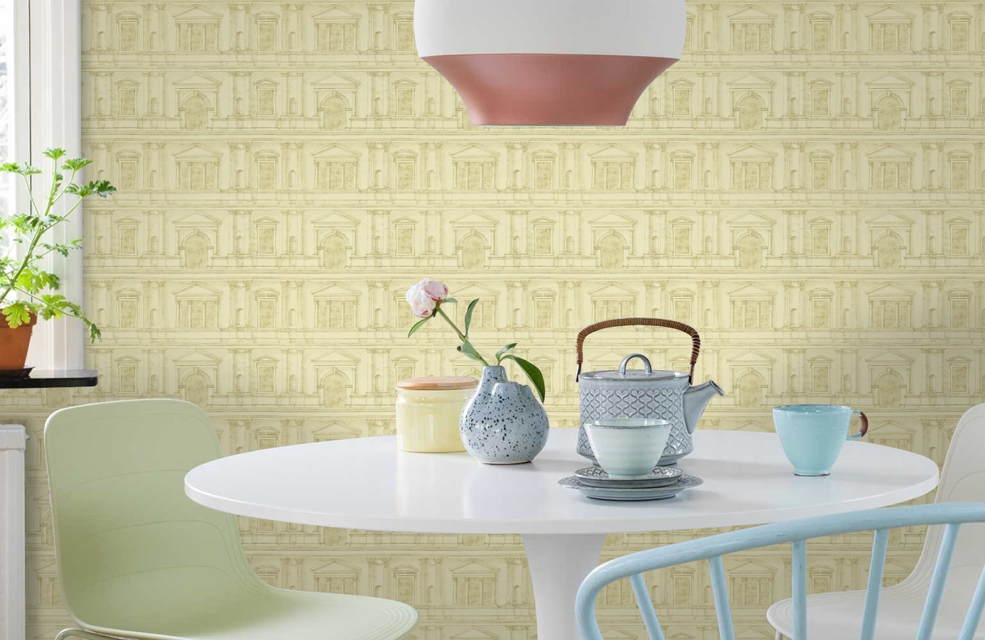 Обои ZINW310082 фото в интерьере кухни