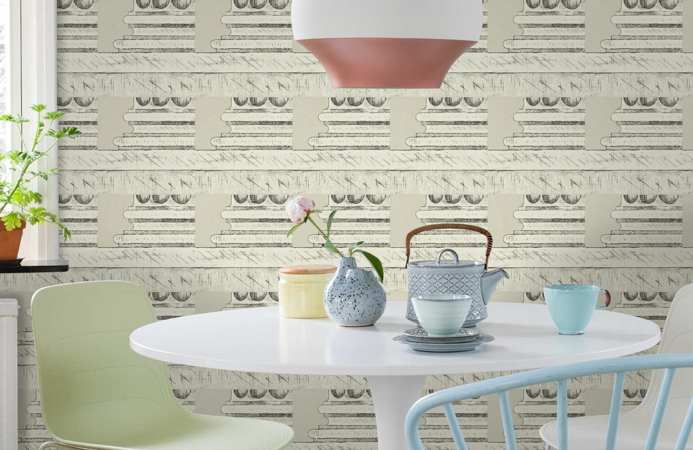 Обои ZINW310089 фото в интерьере кухни