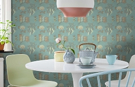 Обои ZTRA03003 фото в интерьере кухни превью