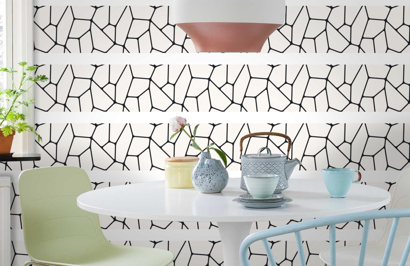 Обои 2552-66 фото в интерьере кухни Обои 2552-66 фото в интерьере кухни