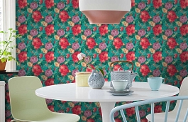 Обои 300109 фото в интерьере кухни превью