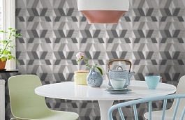 Обои 30395-1 фото в интерьере кухни превью