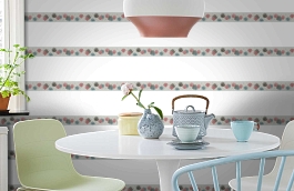 Обои 30409-2 фото в интерьере кухни превью