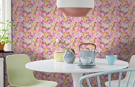 Обои 30450-1 фото в интерьере кухни превью