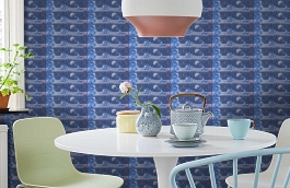 Обои 30490-1 фото в интерьере кухни превью