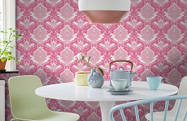 Обои 3139-35 фото в интерьере кухни превью