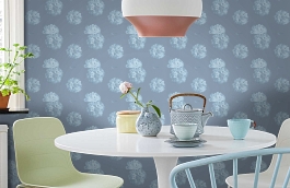 Обои 32454-1 фото в интерьере кухни превью