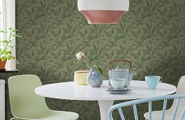 Обои 32880-1 фото в интерьере кухни превью