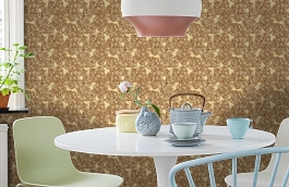 Обои 33869-4 фото в интерьере кухни превью