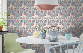 Обои 34075-3 фото в интерьере кухни превью