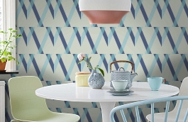 Обои 34110-4 фото в интерьере кухни превью