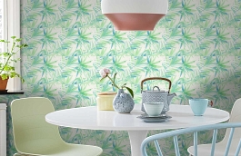 Обои 34125-1 фото в интерьере кухни превью