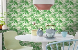 Обои 34125-2 фото в интерьере кухни превью