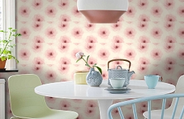 Обои 34274-3 фото в интерьере кухни превью