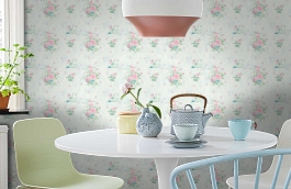 Обои 35873-2 фото в интерьере кухни превью