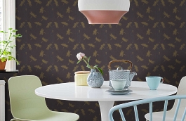 Обои 35897-3 фото в интерьере кухни превью