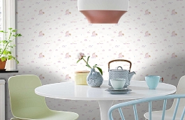 Обои 36158-1 фото в интерьере кухни превью