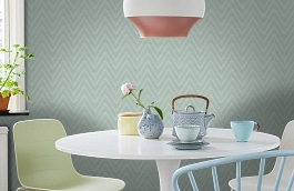 Обои 36384-4 фото в интерьере кухни превью