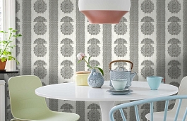 Обои 36462-3 фото в интерьере кухни превью