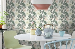 Обои 36518-2 фото в интерьере кухни превью