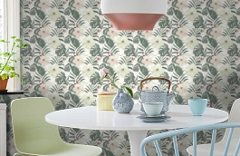 Обои 36518-2 фото в интерьере кухни превью