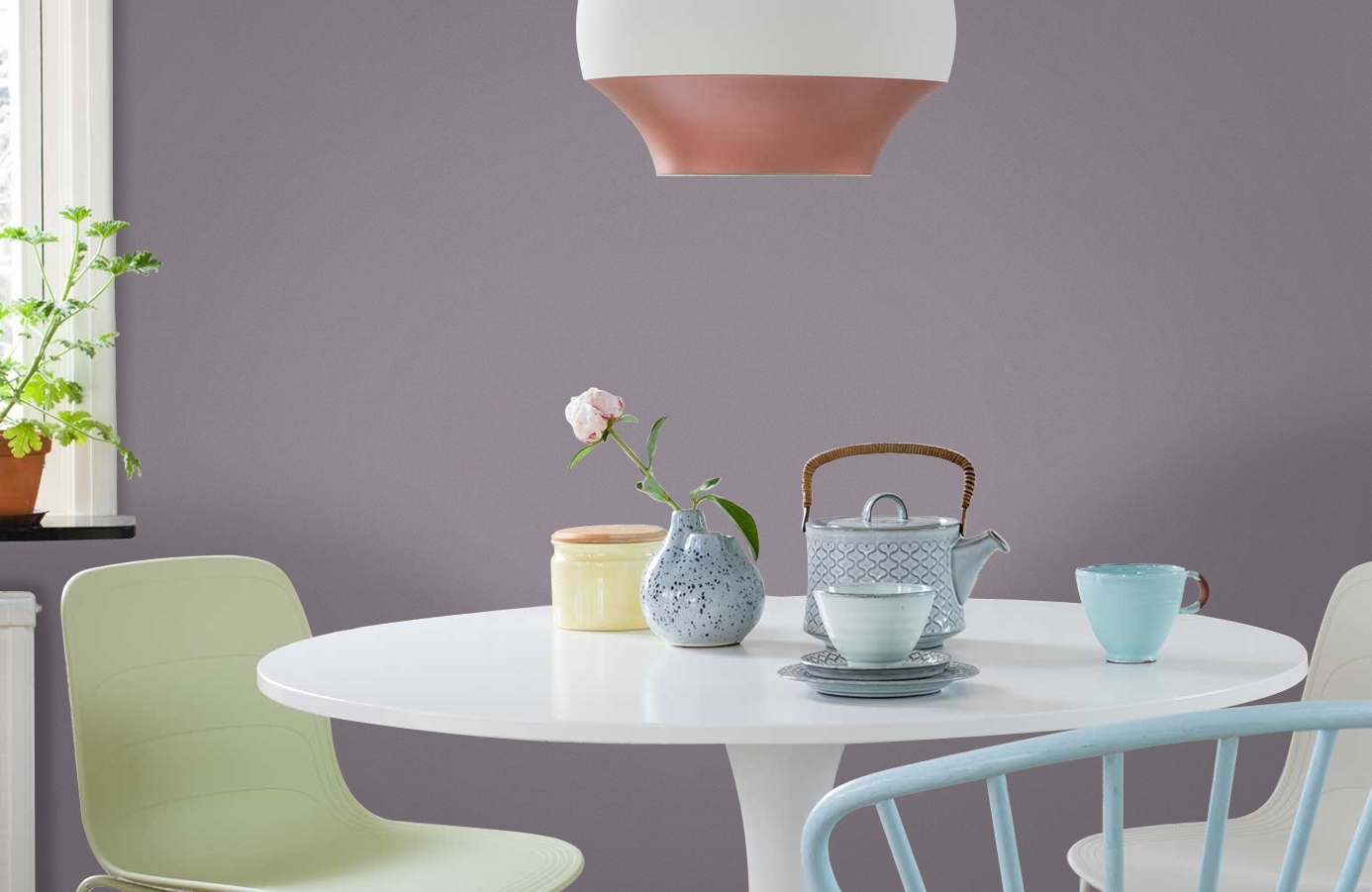 Обои 36899-8 фото в интерьере кухни