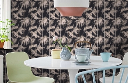 Обои 36919-1 фото в интерьере кухни превью