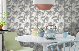 Обои 36919-2 фото в интерьере кухни превью