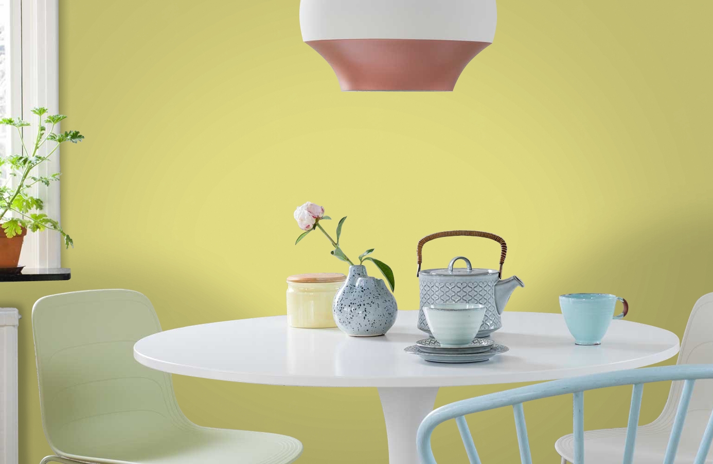 Обои 36932-5 фото в интерьере кухни