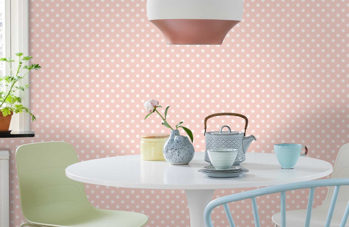 Обои 36934-3 фото в интерьере кухни