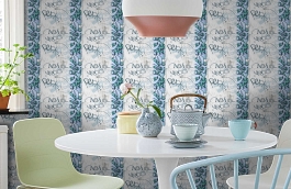 Обои 36986-2 фото в интерьере кухни превью