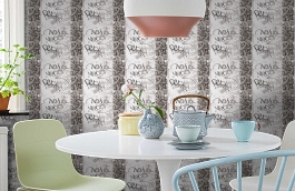 Обои 36986-3 фото в интерьере кухни превью