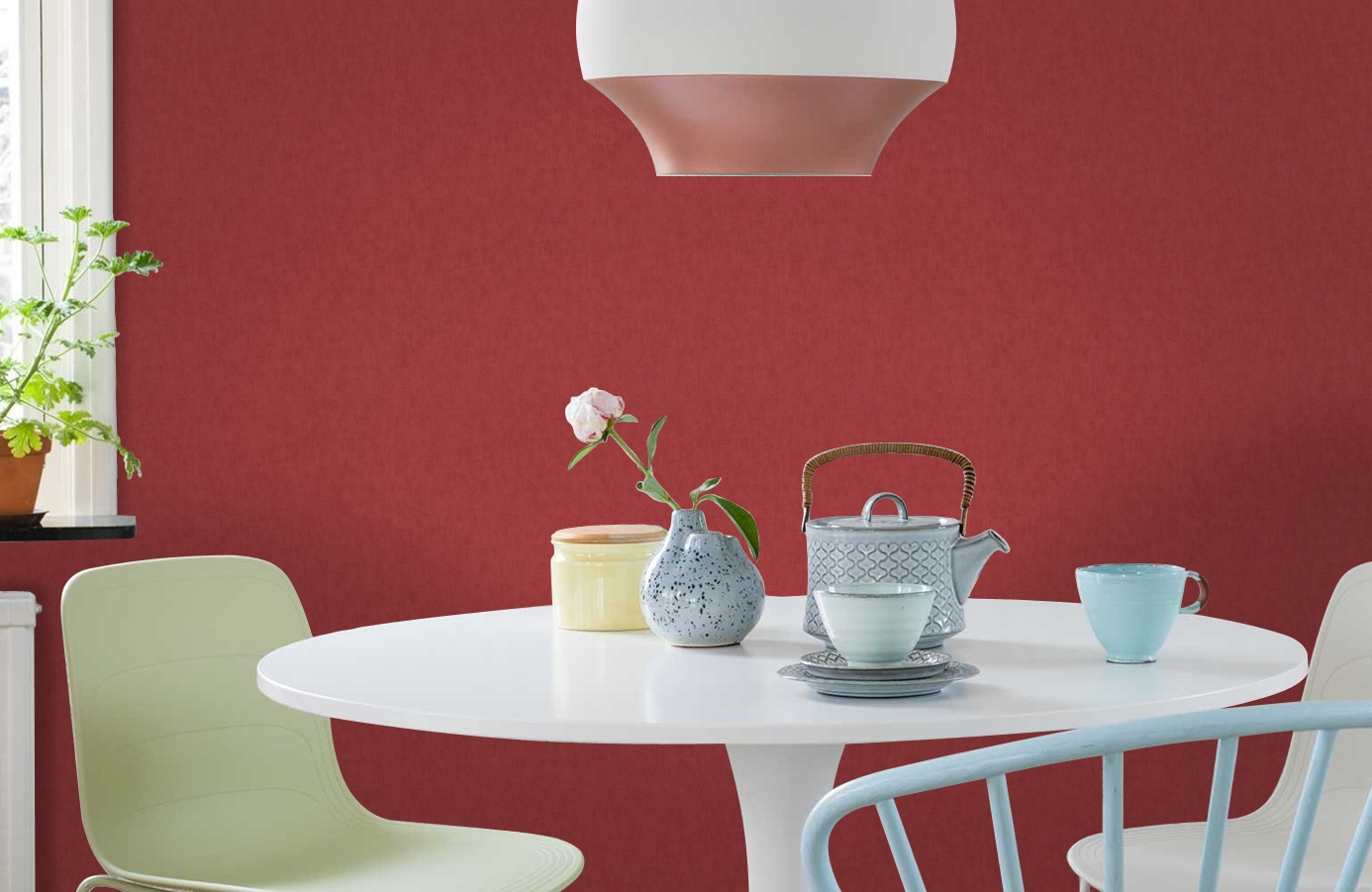 Обои 37536-5 фото в интерьере кухни Обои 37536-5 фото в интерьере кухни