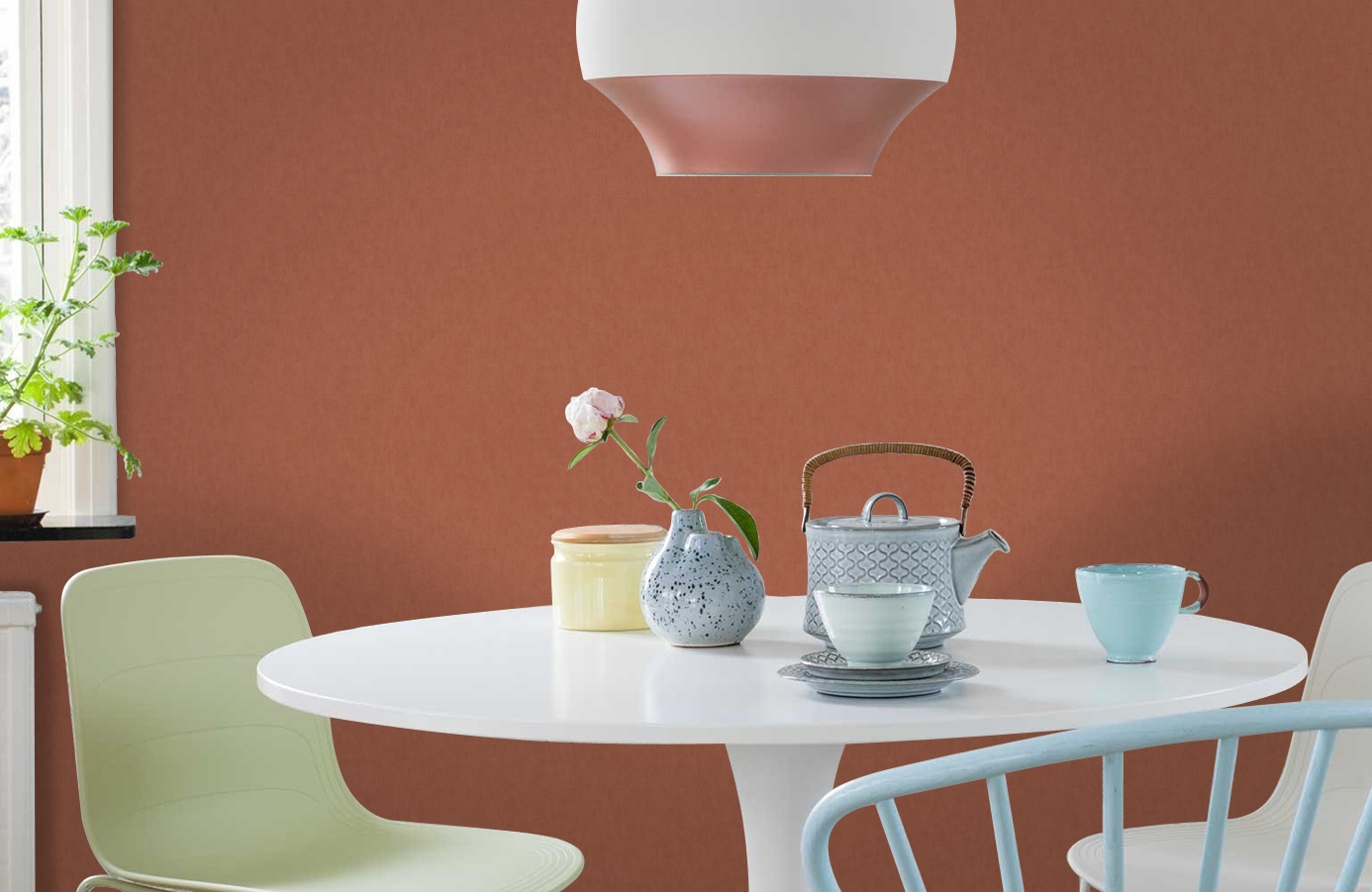 Обои 37536-7 фото в интерьере кухни