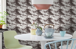 Обои 37651-1 фото в интерьере кухни превью