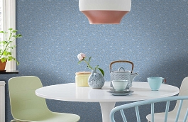 Обои 37843-1 фото в интерьере кухни превью