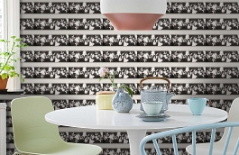 Обои 5510-16 фото в интерьере кухни превью