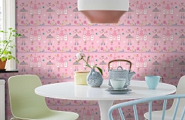 Обои 618001 фото в интерьере кухни превью