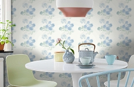 Обои 94142-1 фото в интерьере кухни превью