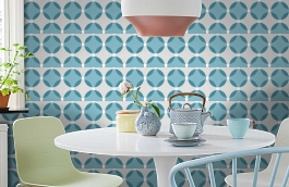 Обои 95579-1 фото в интерьере кухни превью