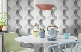 Обои 95650-2 фото в интерьере кухни превью